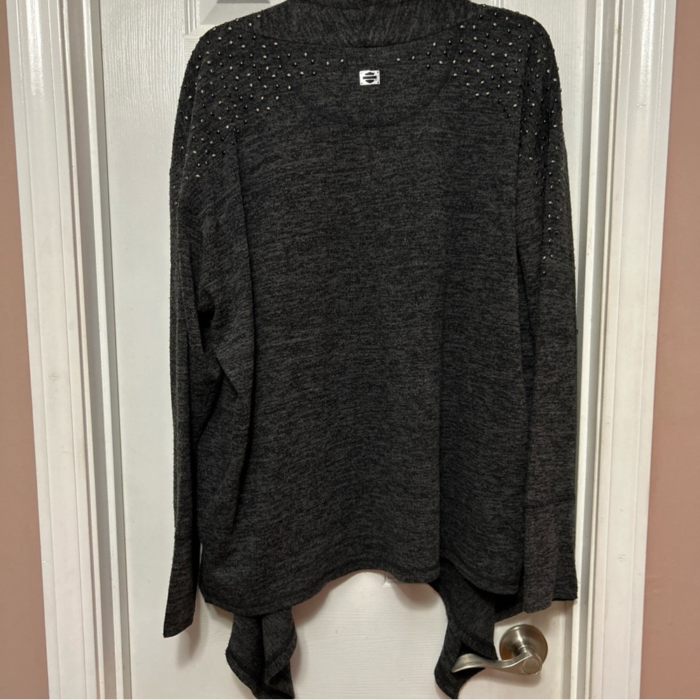 Harley Davidson Elegant Black Studded Women's Top